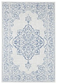 Covor de exterior NORTHRUGS Tilos, 160 x 230 cm, albastru - crem