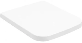 Capac WC, Villeroy&amp;Boch Finion, cu inchidere lenta, Stone White, 9M88S1RW
