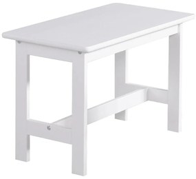 Măsuță din lemn de pin pentru copii Pinio Baby, alb