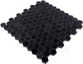 Mozaic Marmura Nero Marquina Hexagon Polisata