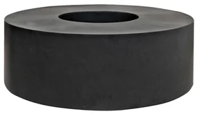 Jardiniera rotundă Jumbo Seating, culoare neagră, dimensiuni multiple - PotteryPots Mărime: - v. 47.5 cm, ⌀ 140 cm