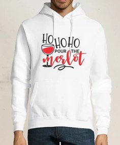 Hanorac personalizat Hohoho merlot