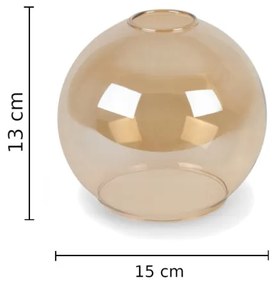 Lustră pe tijă FLEX 3xE27/60W/230V negru/negru fumuriu/bej fumuriu/transparent