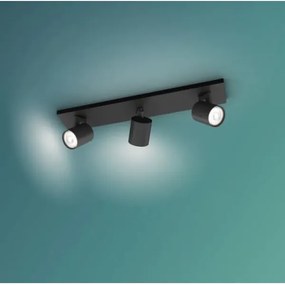 Spot RUNNER 3xGU10/20W/230V negru Philips