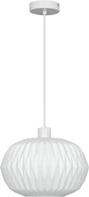 Lustră pe cablu CARSON 1xE27/40W/230V, albă