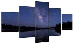 Tablou cu cerul nocturn (125x70 cm), în 40 de alte dimensiuni noi