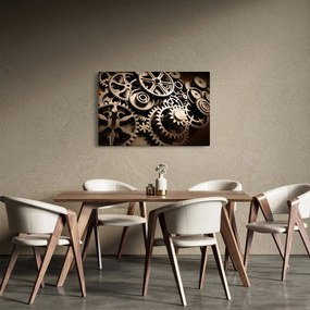 Tablou - Piese de ceas (90x60 cm)