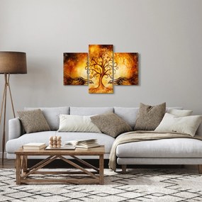 Tablou natural abstract cu copac (90x60 cm)