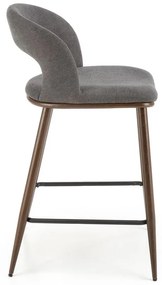 Scaun de bar Brecht, gri