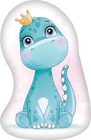 Dinozaur Crown pernă de formă, pernă decorativă 40x27 cm