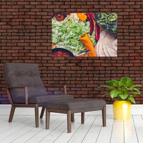 Tablou cu legume (90x60 cm)