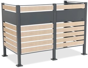 Carcasă pentru 2 coșuri de gunoi 120l sau 240l Breda CoverTech