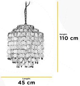 Lustră pe lanț RUBEN 3xE27/22W/230V ONLI