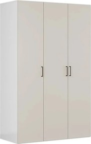 Dulap FLEX, casmir/alb, PAL, cu 3 usi, 150x66x240 cm