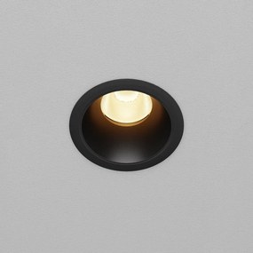 Spot incastrabil LED Dip negru 2700K 10W