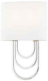 Aplica de perete design modern FARAH nichel lucios