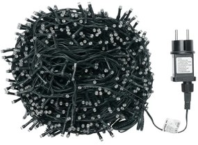 Aigostar - Ghirlandă de Crăciun LED pentru exterior, 1000 LED, 8 funcții, 53 m, IP44, multicoloră