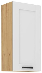 Zondo Dulap superior Lesana 2 (alb + stejar artisan) 45 G-90 1F . 1063969