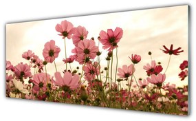 Tablouri acrilice Flori Floral Roz Verde