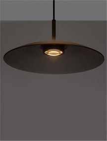 Lustra LED design modern POLIFEMO fumuriu, 40cm
