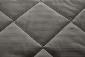 Pilota Alcam damasc, toamna / iarna, bambus, gri, 140x200 cm