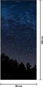 Fototapet pentru ușă - Cer de noapte (95x205cm)