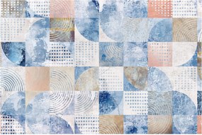 Tablou - figuri geometrice pe perete (90x60 cm)