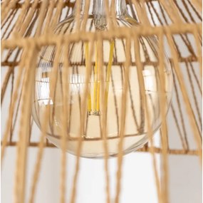 Brilagi - Candelabru LED pe cablu CERIA BOHO 1xE27/40W/230V Ø 70 cm, maro