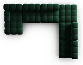 Canapea verde cu tapițerie din catifea 379 cm Bellis – Micadoni Home