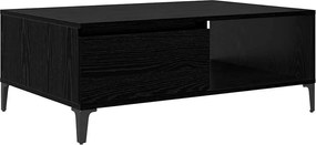 vidaXL Masă de cafea Stejar negru 90 x 60 x 35 cm Lemn compozit
