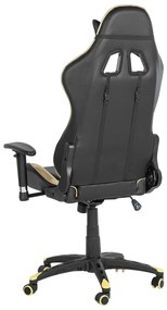 Scaun de birou Kite (negru + auriu). 1011253