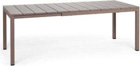 Masa Exterior Nardi - Rio 140 Extensible, Tortora