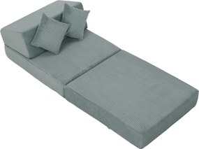 Saltea pliabilă/fotoliu extensibil, 2 in 1, mentolat, PELOS
