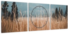 Tablou - detaliu spațiului de luncă (cu ceas) (90x30 cm)