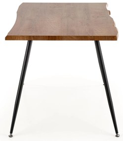 Masa dining Lemn Natural / Negru, IBSEN 120X80