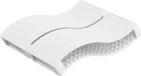 vidaXL Saltea cu arcuri bonnell, fermitate medie, 140x190 cm