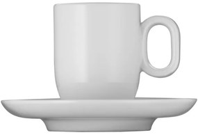 WMF - Set 2 căni espresso cu farfurii BARISTA alb