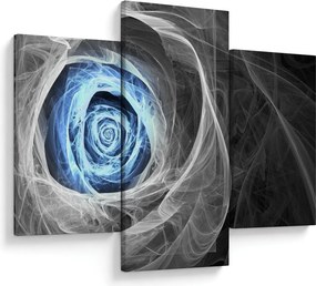 Tablou - Abstract Rose Blue (90x60 cm)