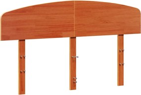 vidaXL Tăblie de pat, maro ceruit, 140 cm, lemn masiv de pin