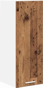 vidaXL Dulap suspendat Lemn vechi și Alb 30 x 31 x 80 cm Lemn compozit