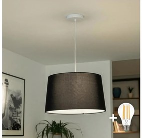 Brilagi CERIA - lustră LED suspendată pe cablu, 1xE27/40W/230V, Ø 45 cm, negru