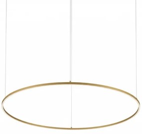 Ideal Lux - Lustra LED suspendată pe cablu ORACLE SLIM LED/83W/230V 3000K Ø 150 cm aurie