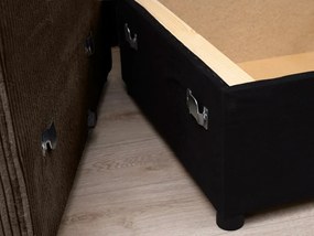 Coltar in forma de U SMART COSARO 295x140 cm, maro inchis