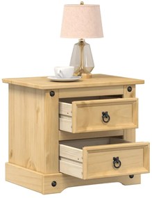 vidaXL Noptieră Corona, 53x39x50 cm, lemn masiv de pin