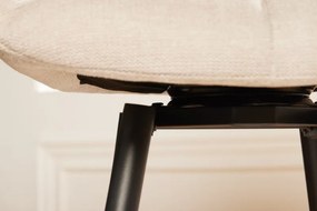 Set 2 scaune de bar pivotante Papillon bej