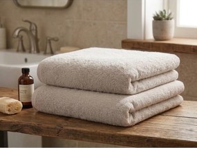 Prosop NORIELLE 70x140 cm bej, 100% bumbac