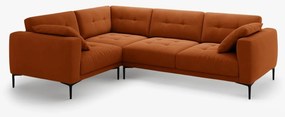 Coltar Bemy 4 locuri catifea Salvador L290 cm