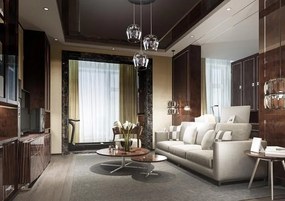 Lustra cu 3 pendule design LUX decorativ PRIMAVERA 06-CH