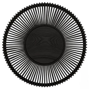 Aplica din lemn, lumina ambientala Clava Up Wood large - black oak
