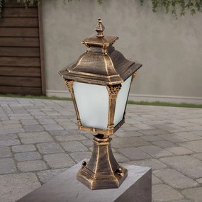 Stalp exterior stil clasic IP23 H57cm Aiko AL 11-1139/1 Patina OR